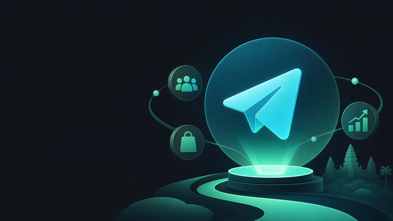 私域流量:Telegram 社群如何成为柬埔寨商家的复购引擎